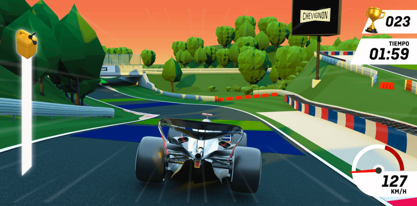 Chevignon x Formula 1: 3D car racing game — imagen 2